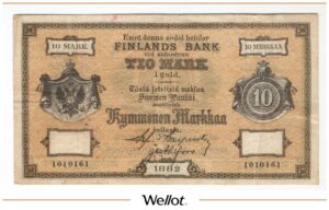 10 Марок Золотом 1882 Российской Империи Финляндия